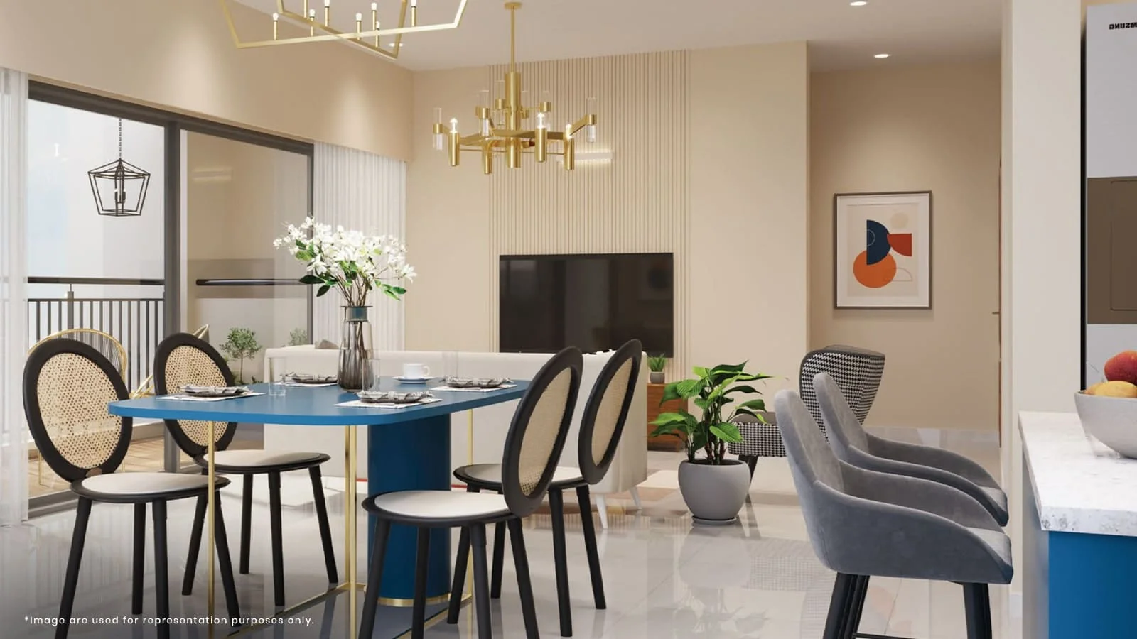 Ebony-at-Brigade-Orchards-Apartment-in-Devanahalli-Bangalore-dinning-area