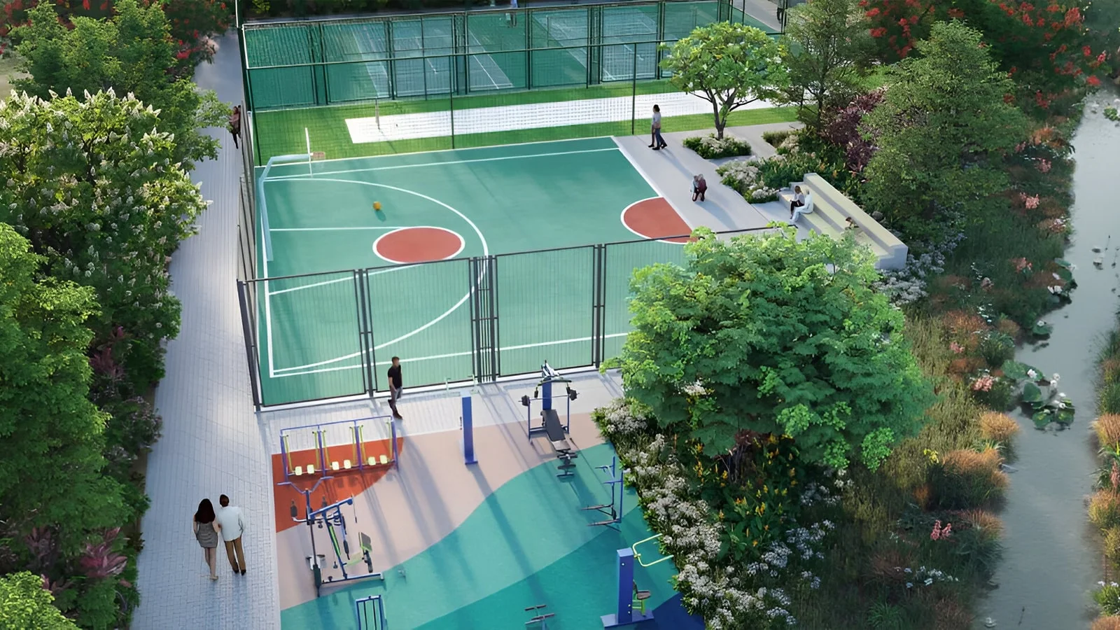 Brigade-Valencia-Apartment-in-Electronic-City-Bangalore-open-gym-and-playing-area