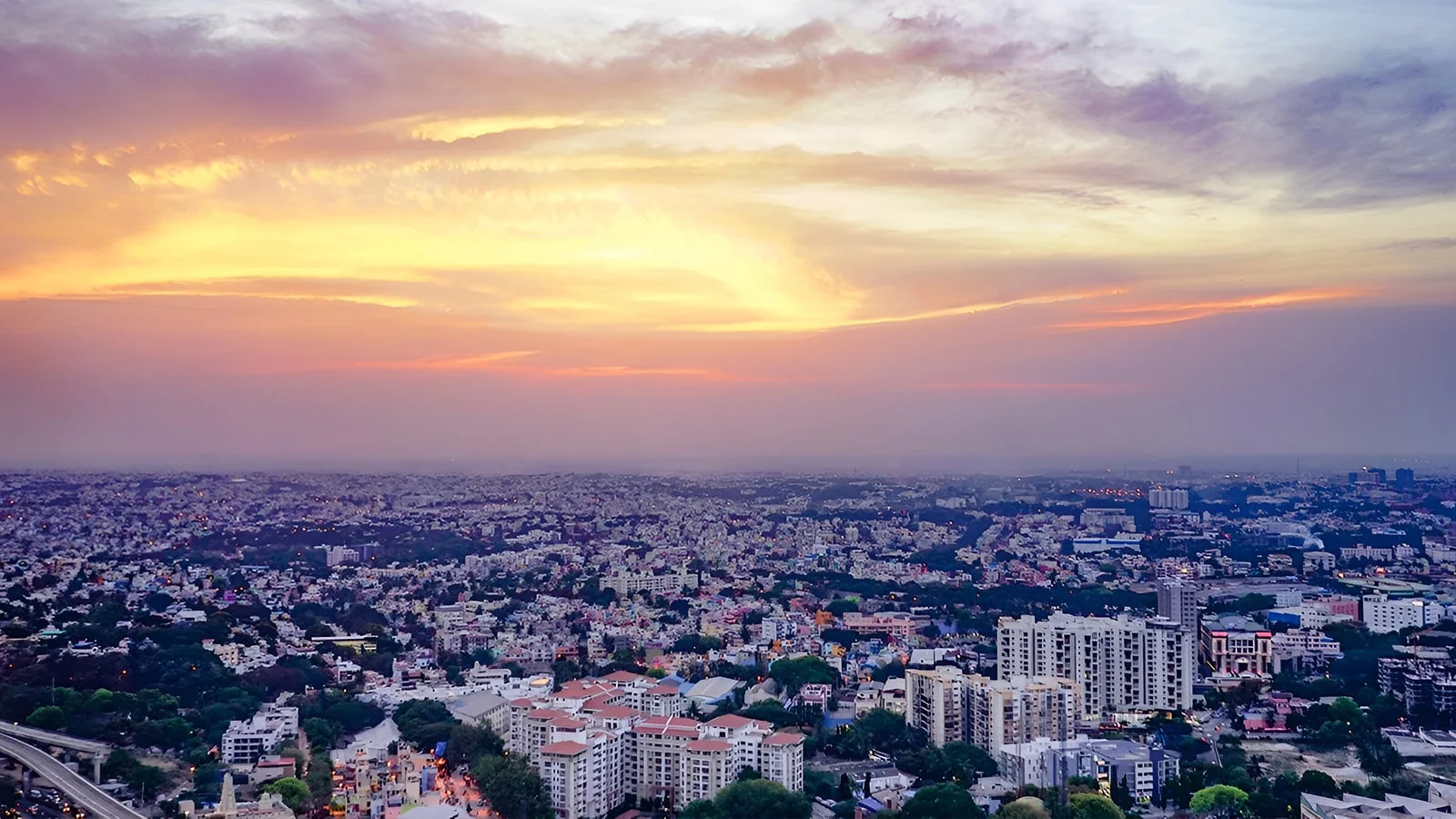 Assetz 22 Crest Apartment in Bangalore copview from balcony