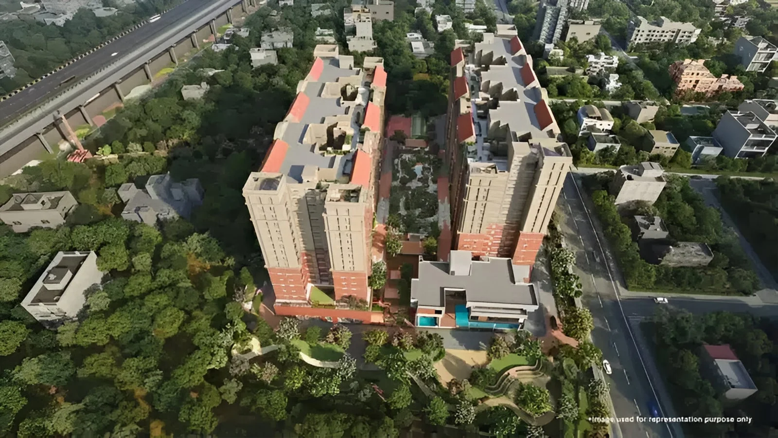 Brigade-Insignia-Apartment-in-Near-Yelahanka-Bangalore-arial-view