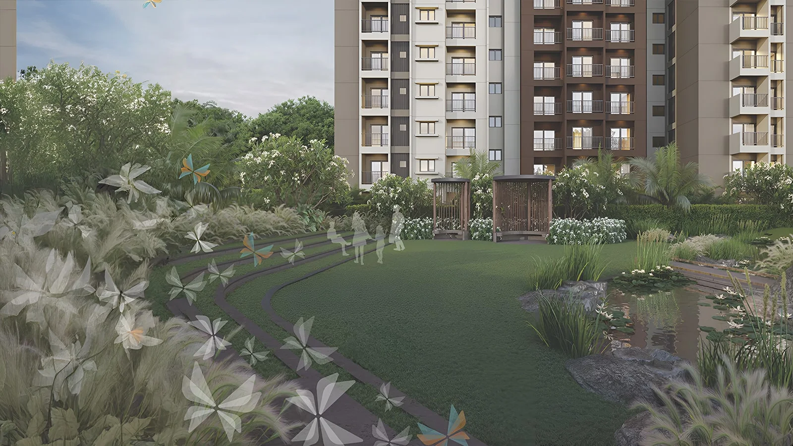 Orchid-Life-Apartment-in-Bangalore-garden