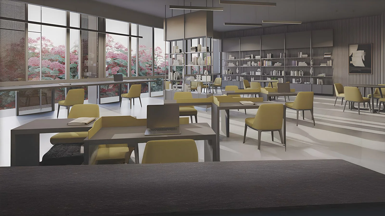 Orchid-Life-Apartment-in-Bangalore-Liberary.