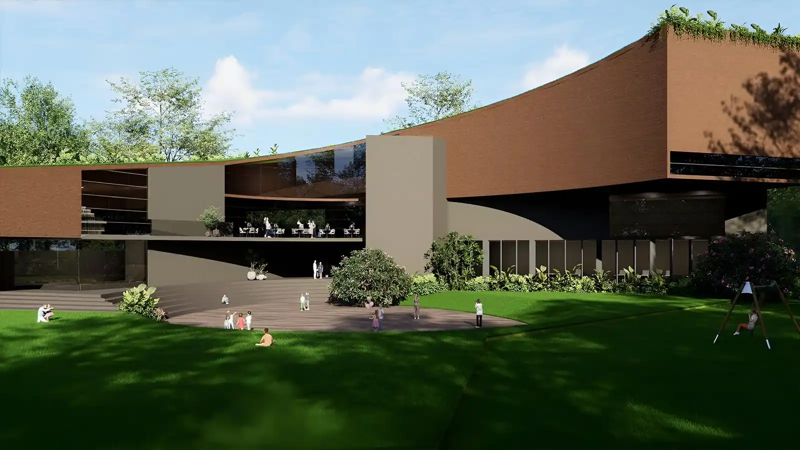 Lake-Estate-Villa-Plots-in-Bangalore-amphiteater.