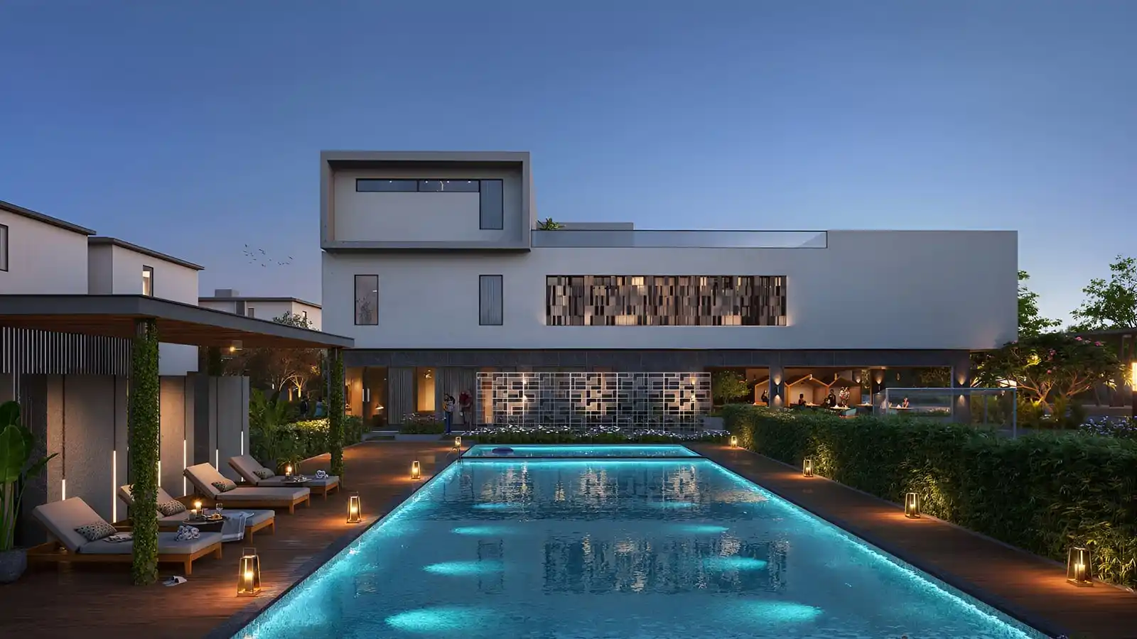 Circular-Reflection-Villa-Plots-in-Bangalore-Swimming-Pool
