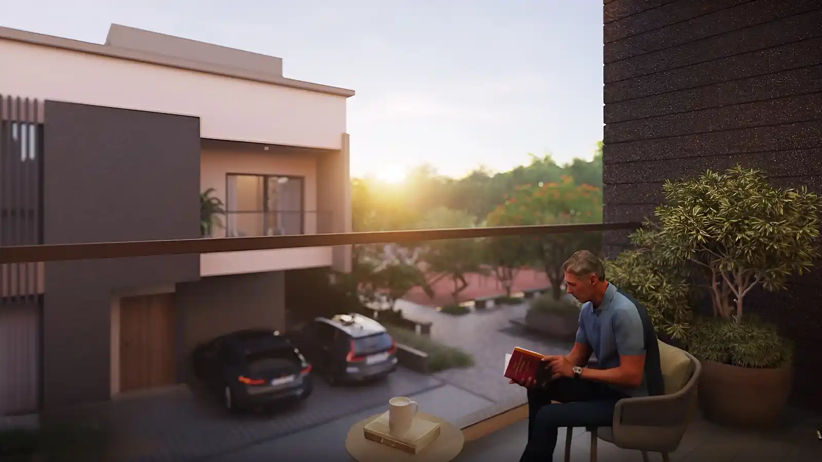 Rivera-UNO-Row-Villa-in-Whitefield-Bangalore-Sol-Villa-balcony-view