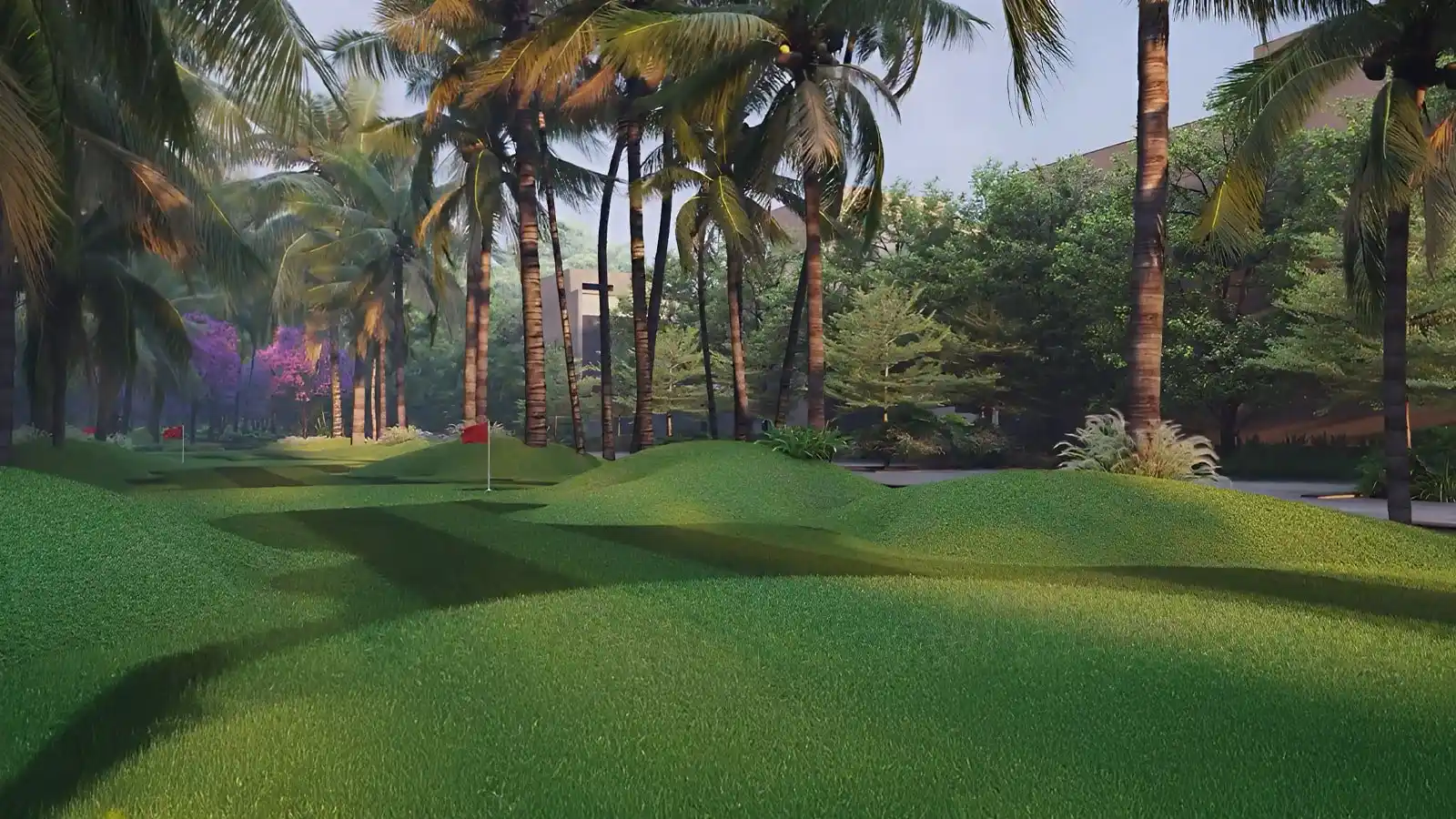 Rivera-UNO-Row-Villa-in-Whitefield-Bangalore-Mini-Golf-Front-View