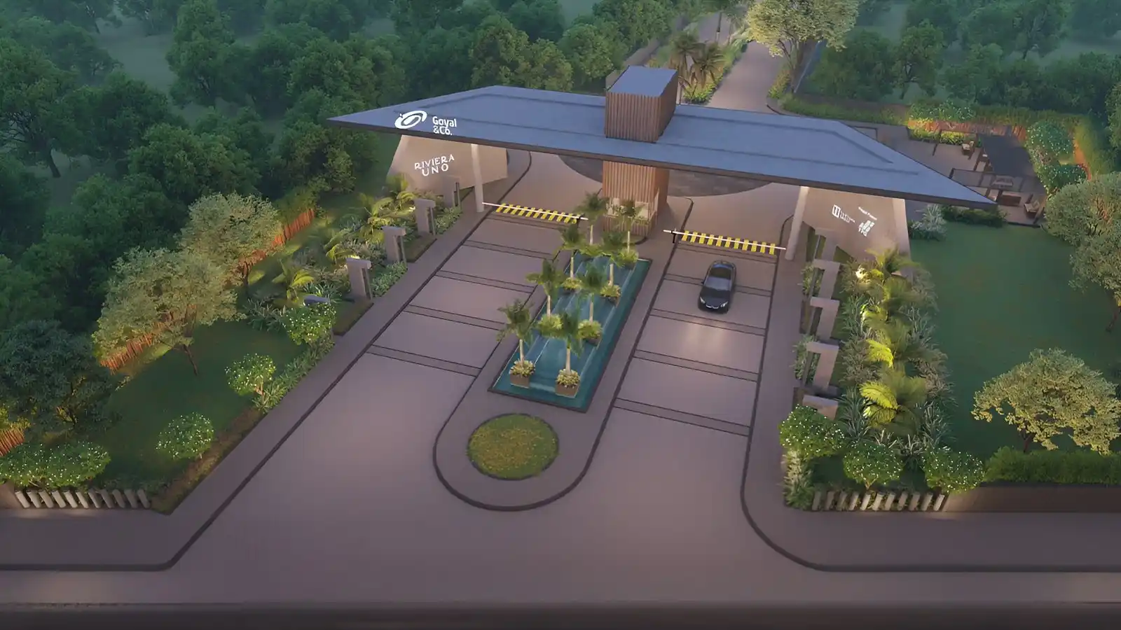 Rivera-UNO-Row-Villa-in-Whitefield-Bangalore-Ariel-view