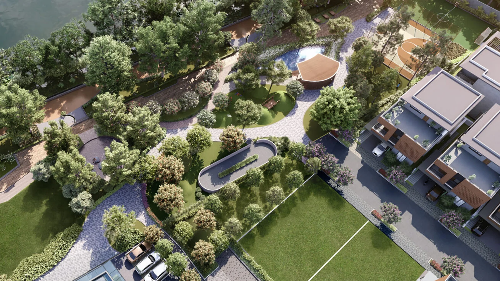 Capstone-Life-Midsummer-Rain-villa-in-Off-IVC-Road-in-Bangalore-Ariel-View