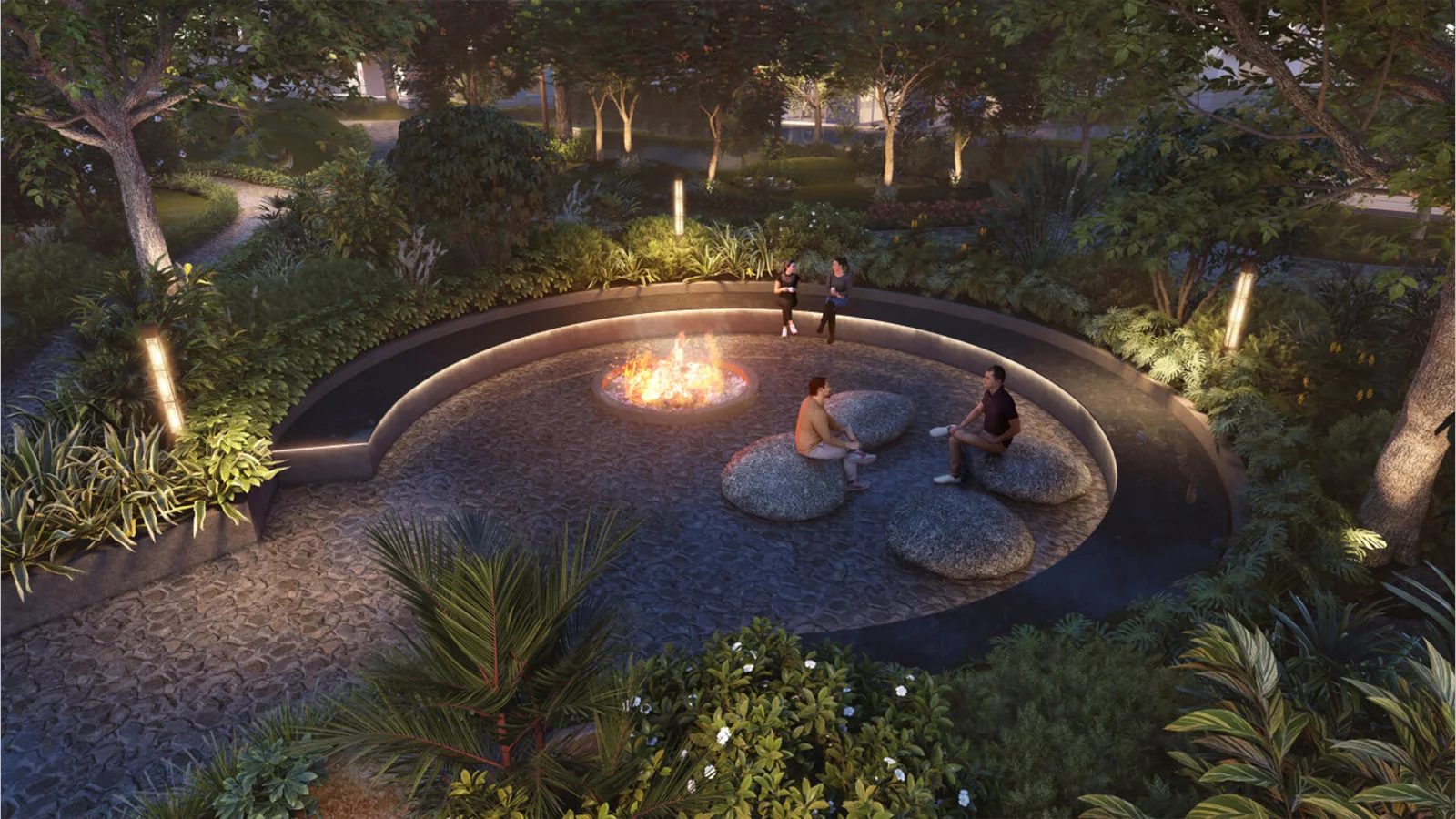 Capstone-Life-Midsummer-Rain-villa-in-Off-IVC-Road-in-Bangalore-bonfire-place