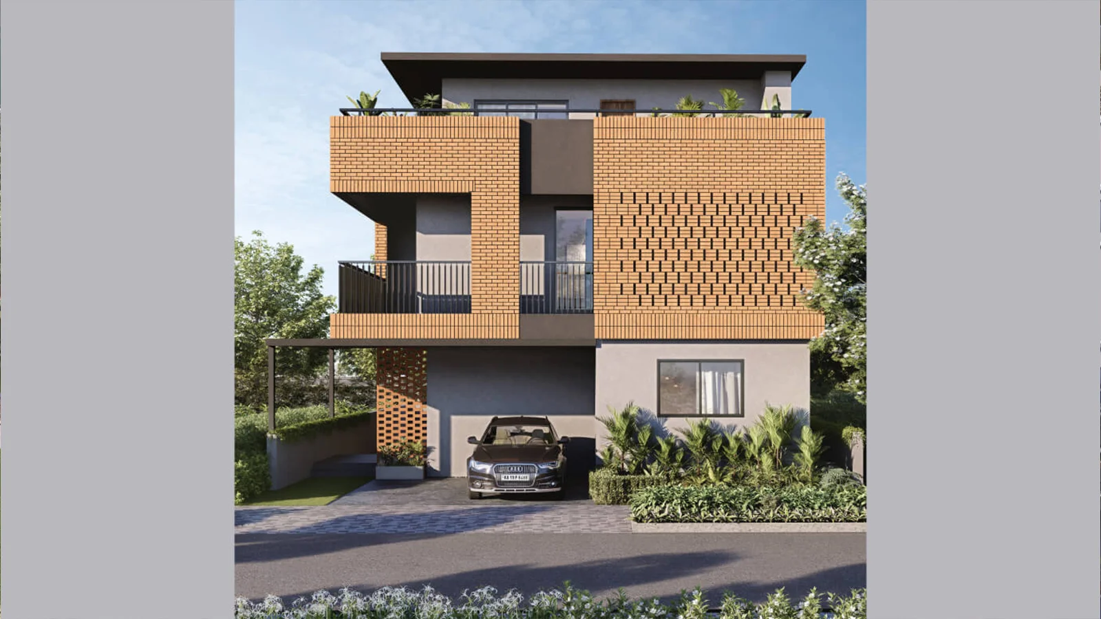 Capstone-Life-Midsummer-Rain-villa-in-Off-IVC-Road-in-Bangalore-Villa-Front-View