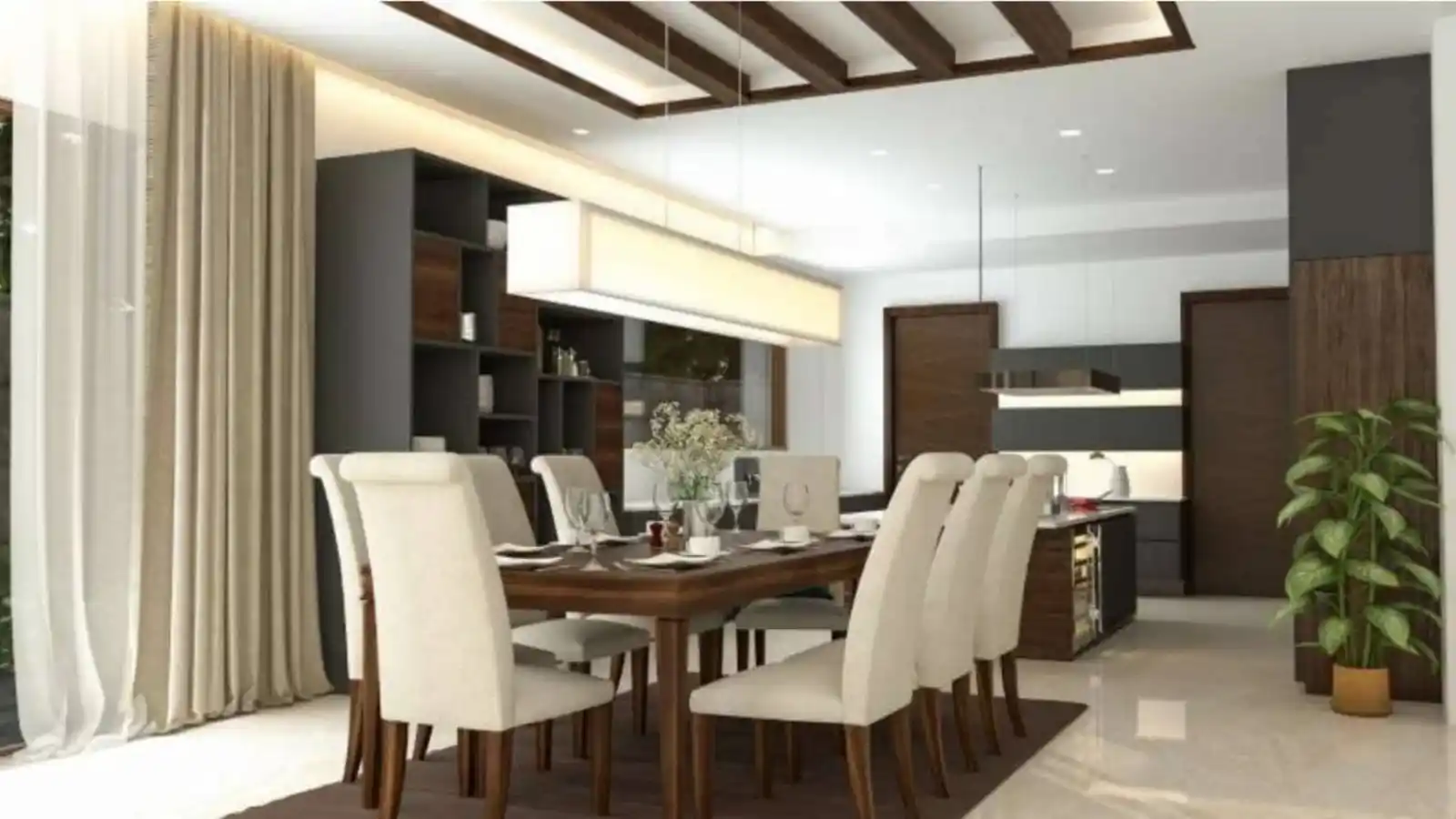 Chaithanya-sharan-dining-area