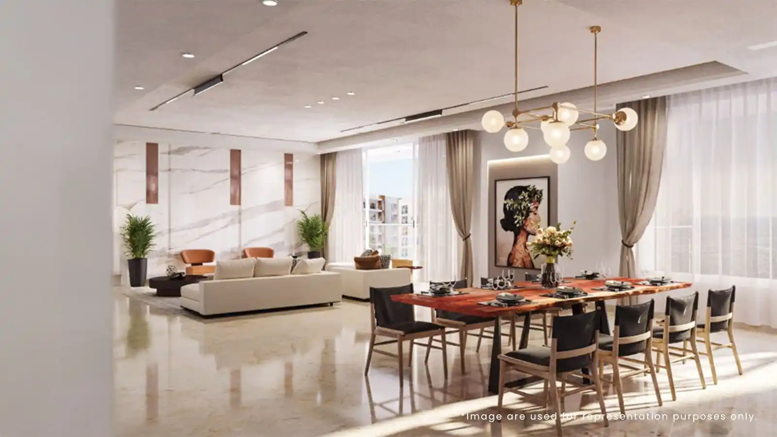 raheja-vivarea-apartmnet-in-koramangala-bangalore-Living-Area