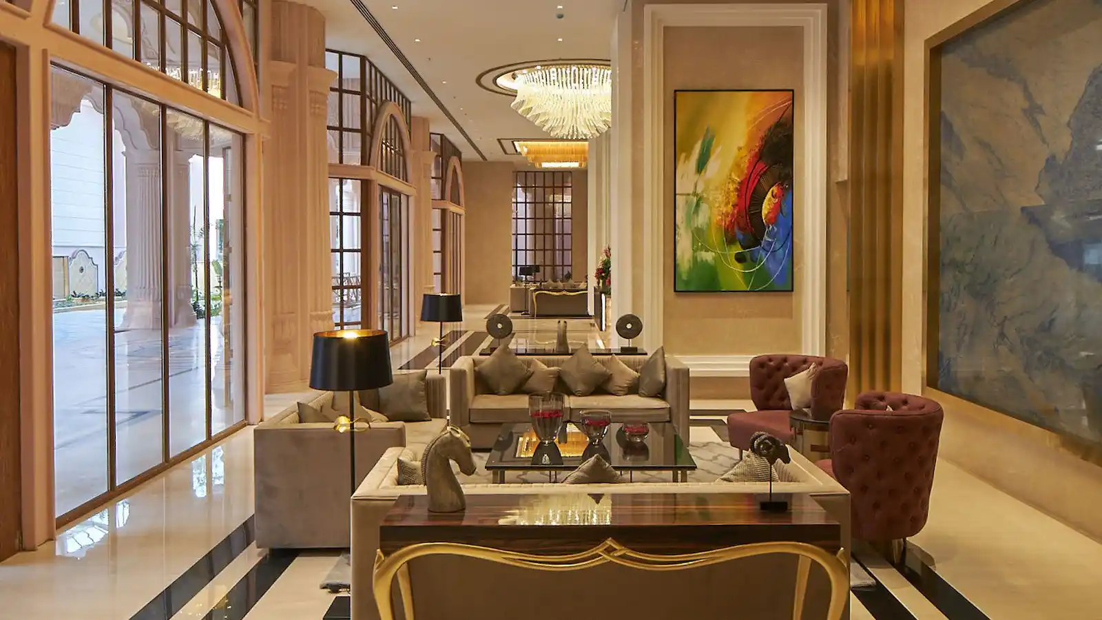 prestige-leela-residences-waiting-hall