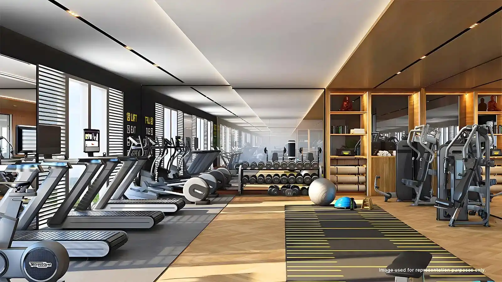Purva-Infinity-Apartment-in-International-Airport-Road-Near-Yelahanka-Bangalore-Gym