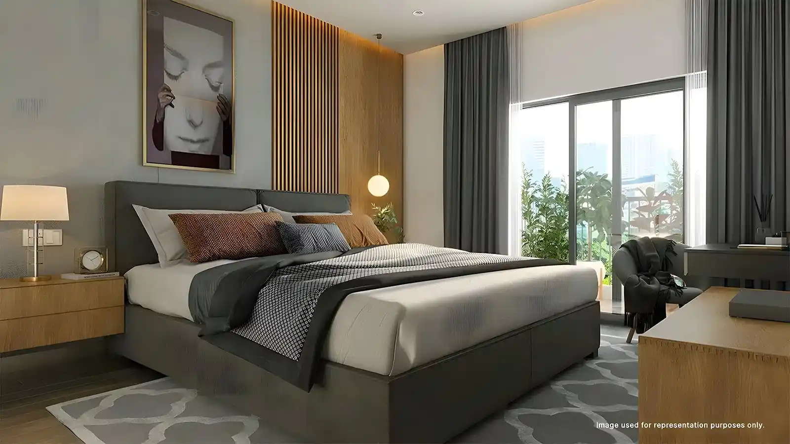 Purva-Infinity-Apartment-in-International-Airport-Road-Near-Yelahanka-Bangalore-bedroom