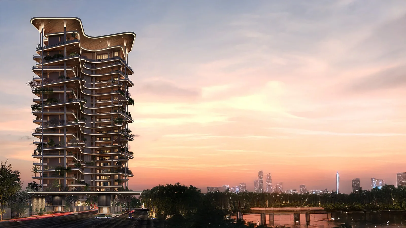 Chaithanya-Sankhya-Apartment-in-East-Bangalore-golden-hour