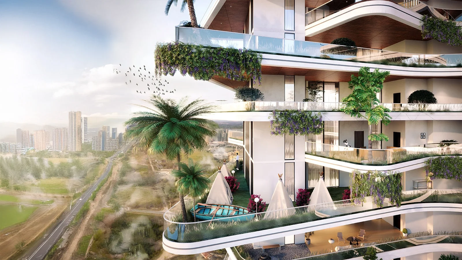 Chaithanya-Sankhya-Apartment-in-East-Bangalore-balcony-view