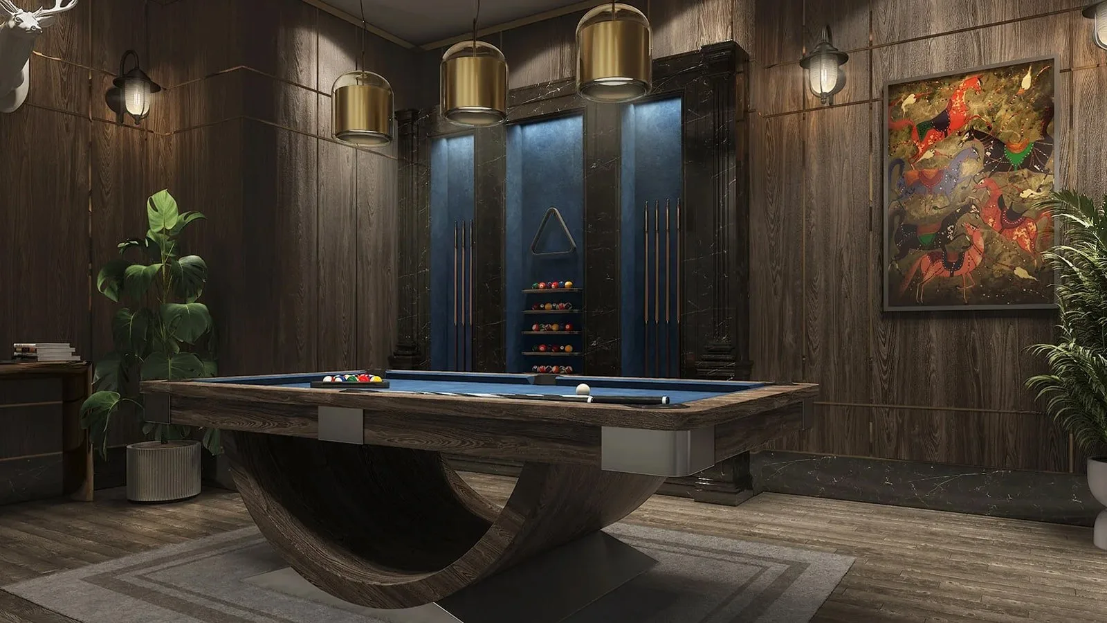 Sattva-Forest-Ridge-Apartment-in-JP-Nagar-Bangalore-billiards-room
