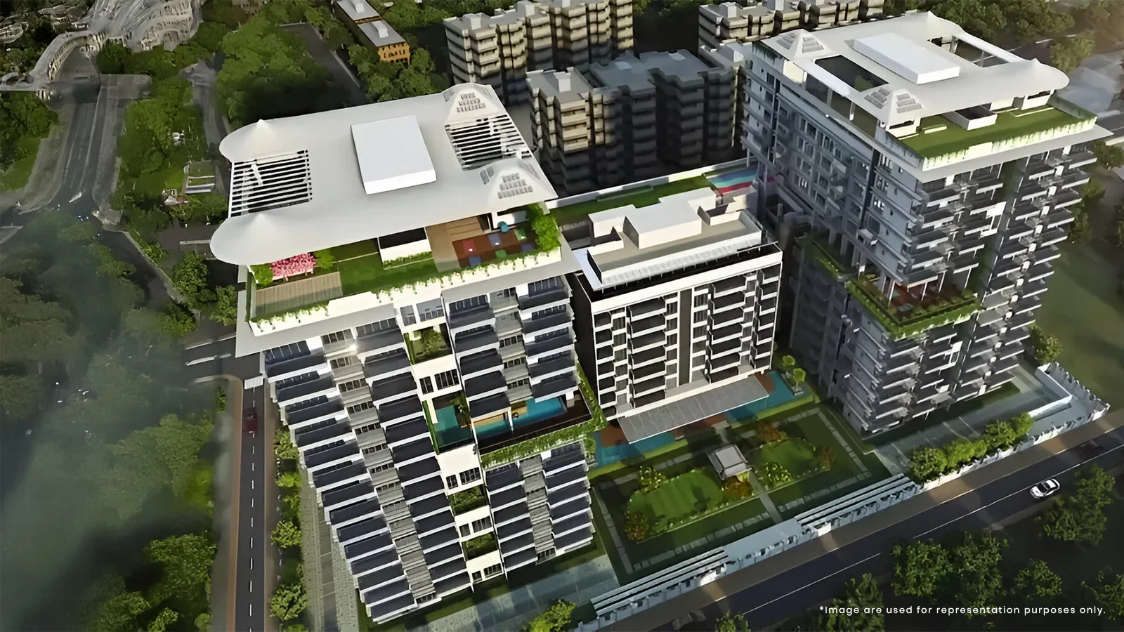 G-Corp-Residences-Apartment-in-Bangalore-Aerial-View