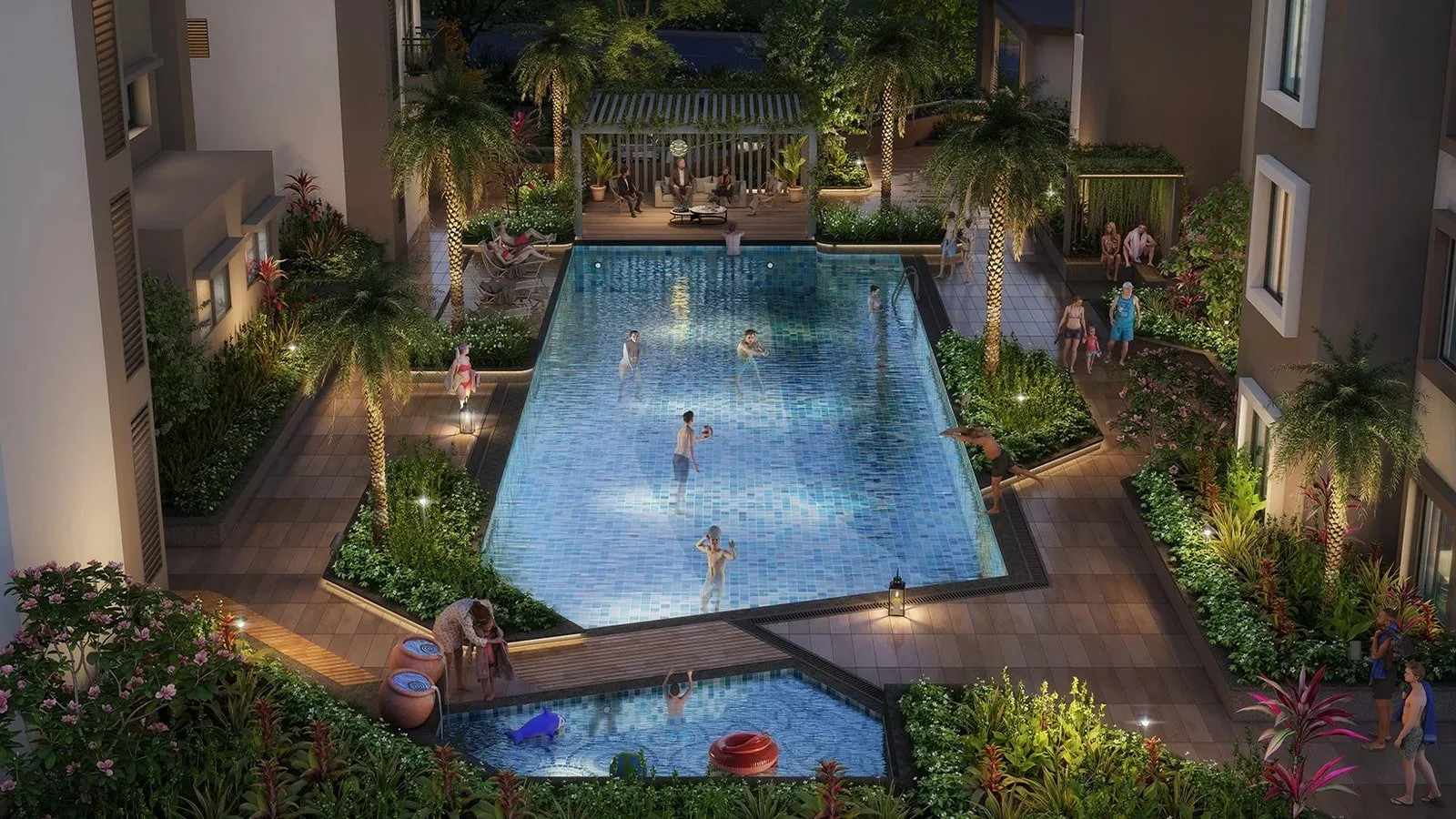 Sattva-Forest-Ridge-Apartment-in-JP-Nagar-Bangalore-Swimming-Pool
