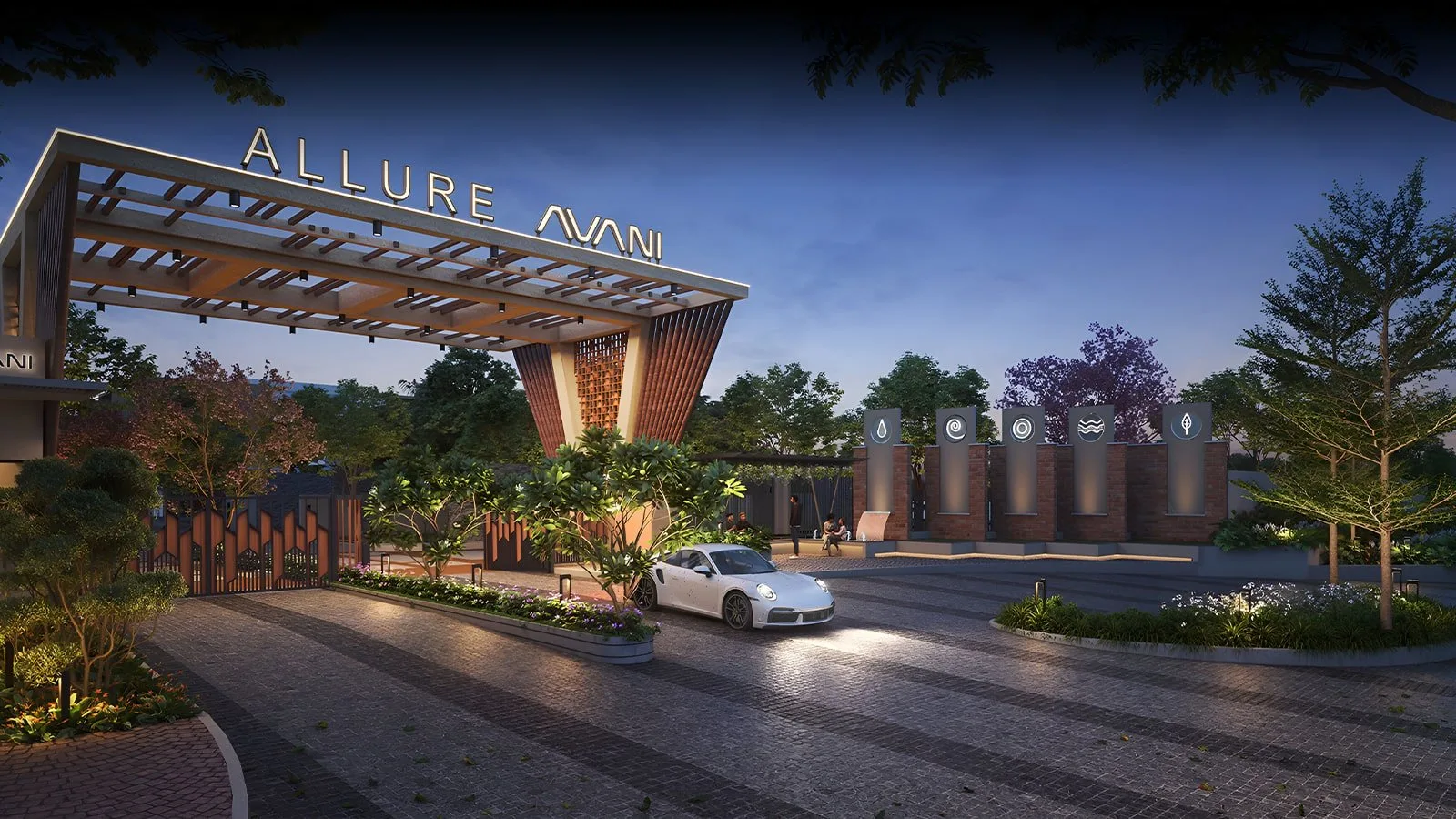 Allure-Avani-Villa-in-Kammasandra-Bangalore-Main-Entrance-Gate