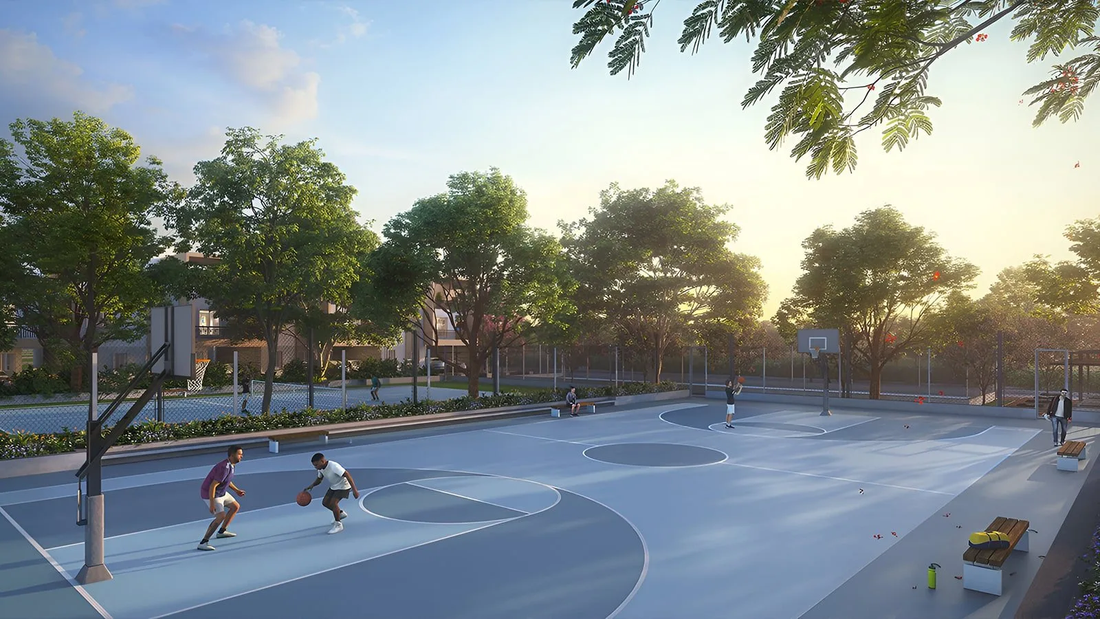 Allure-Avani-Villa-in-Kammasandra-Bangalore-basketball-court