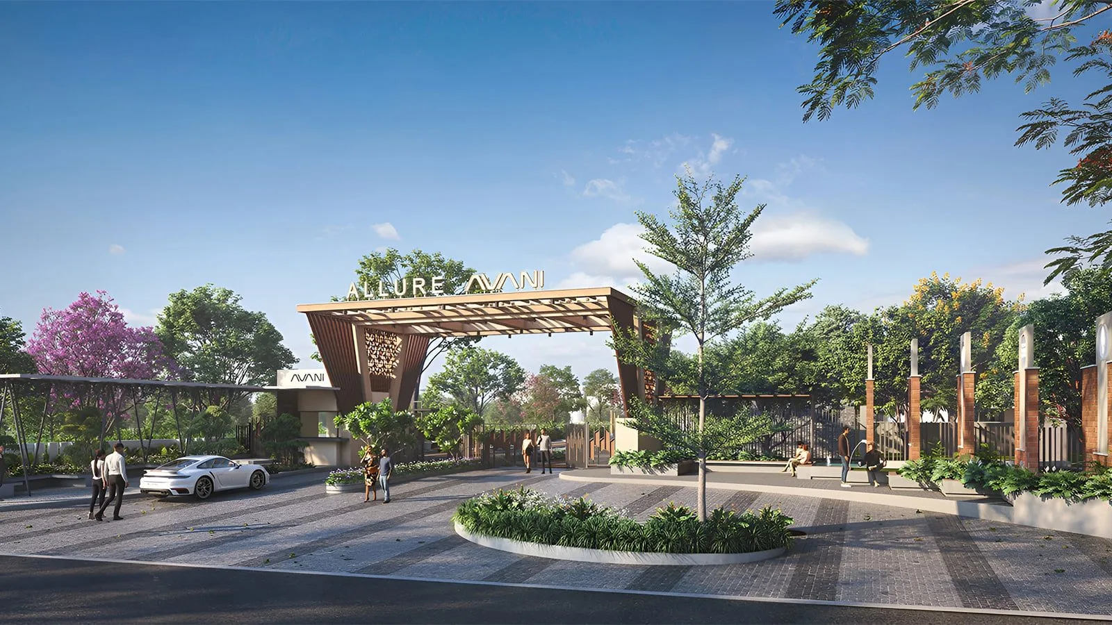 Allure-Avani-Villa-in-Kammasandra-Bangalore-Main-Entrance-Gate-Day-view