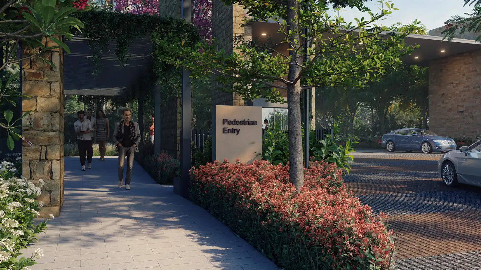 Brigade Altius pedestrian entry
