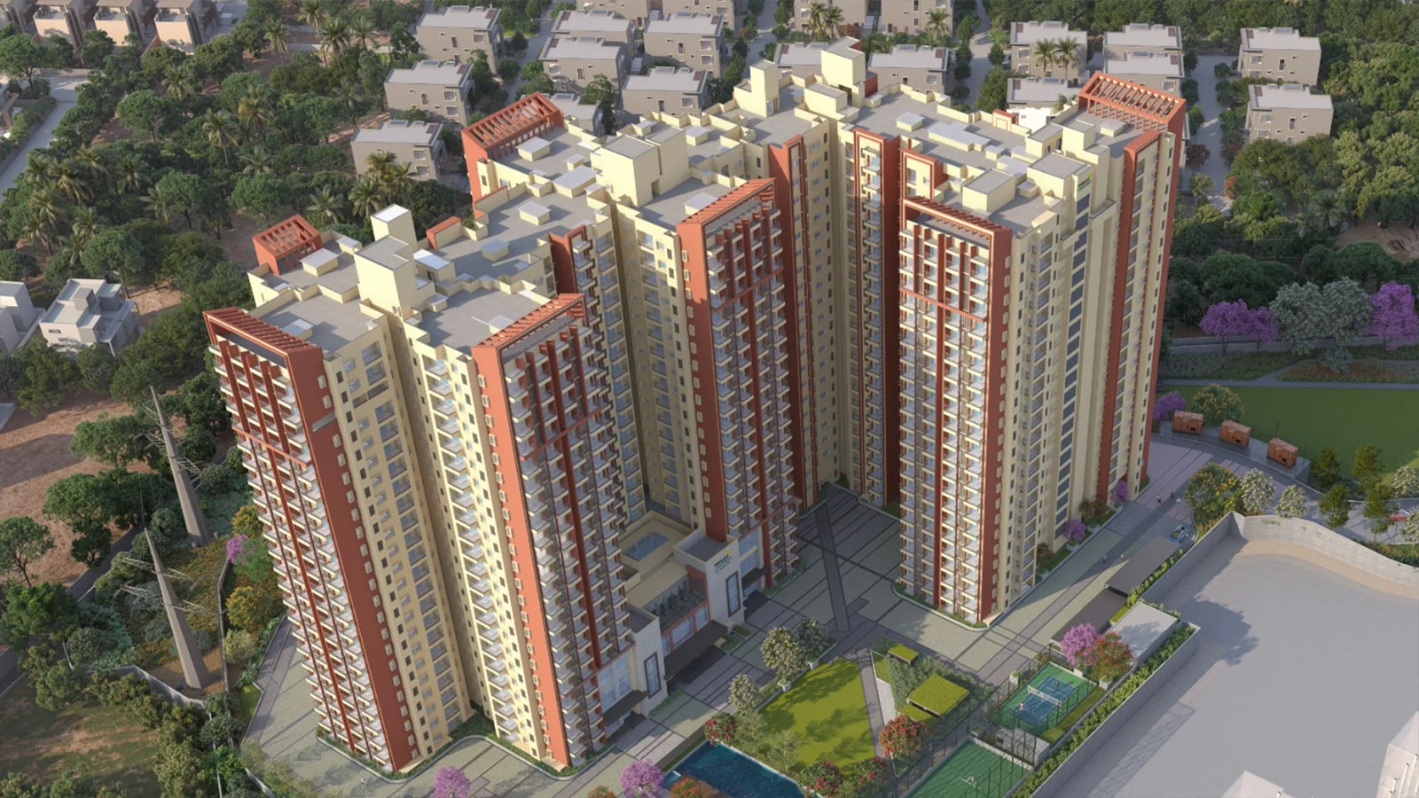 Brigade-Lakecrest-Apartment-in-Bangalore-arial