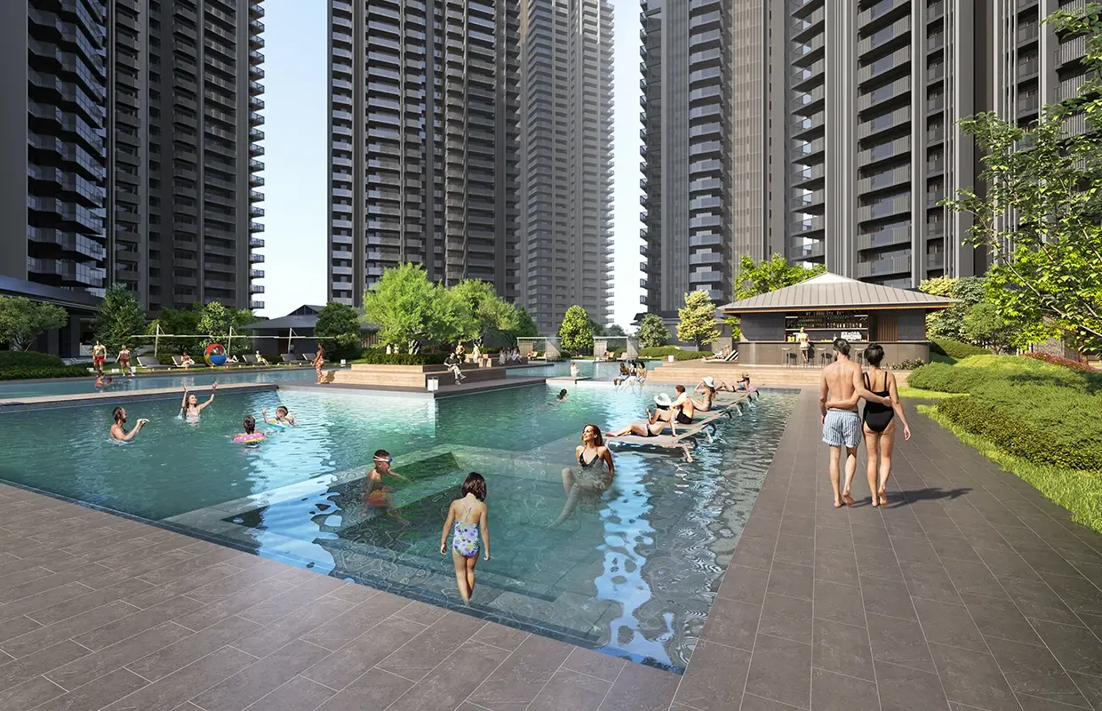 Krisumi Waterside Residences Main-Pool