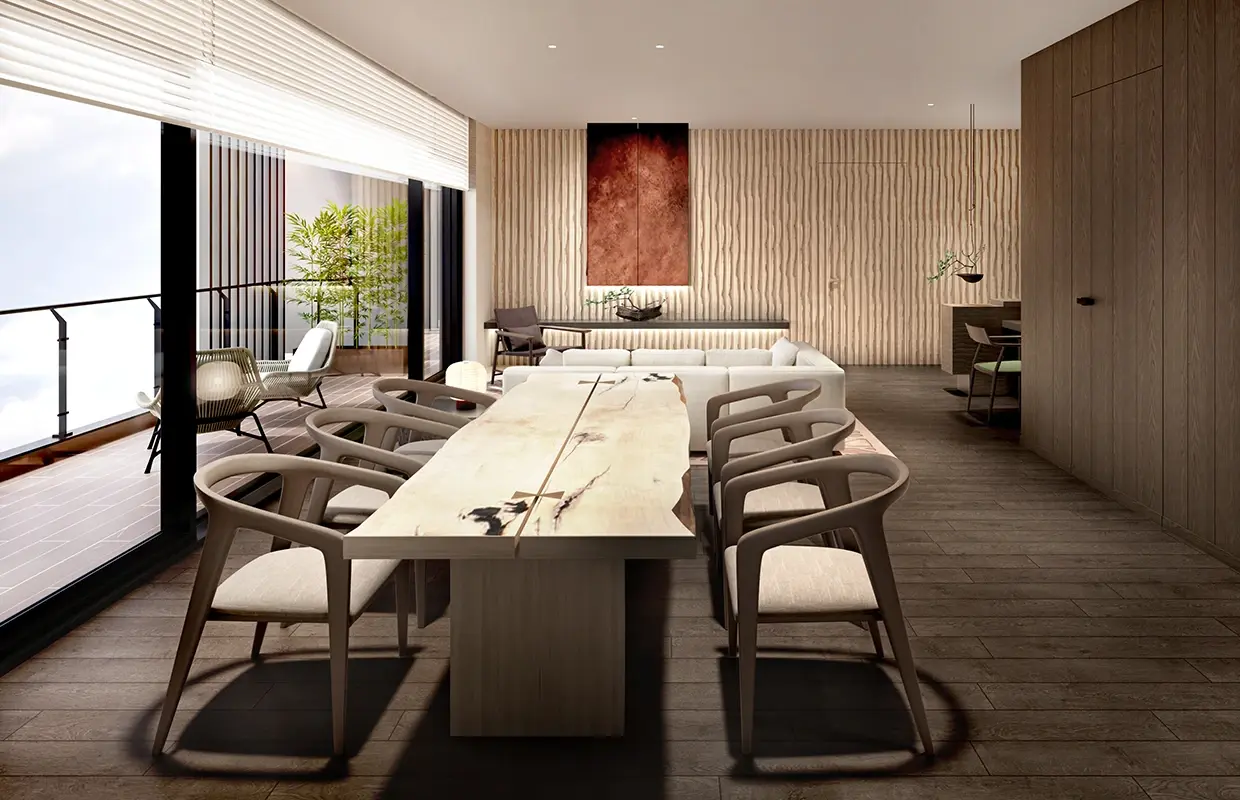 Krisumi Waterside Residences Dining
