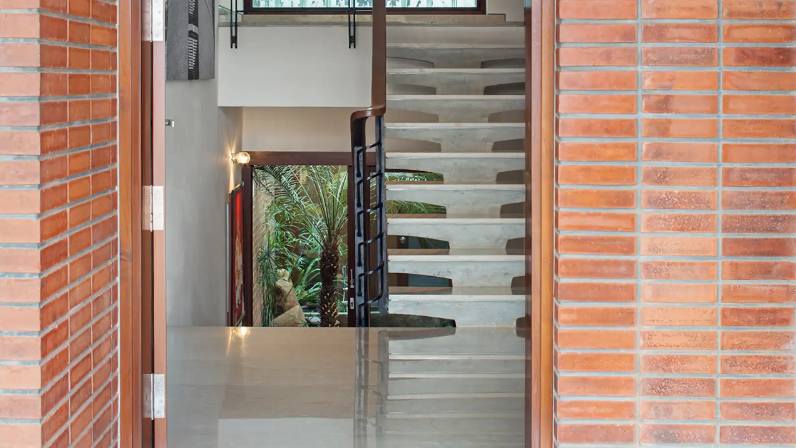 After the rain entrance